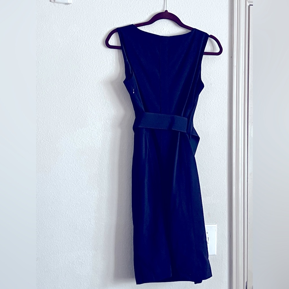 COPY - dark blue 1970's cocktail Calvin Klein dress is perfect for any occasion!